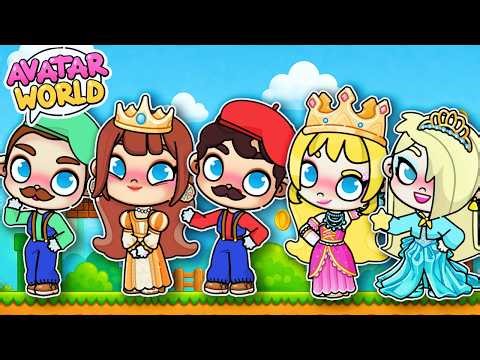 *CHALLENGE* CREATING SUPER MARIO BROS CHARACTERS IN AVATAR WORLD! 🪙✨