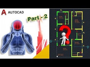 How to draw a Simple Floor Plan in AUTOCAD : Simple and Easy (beyond basics) - Part 2