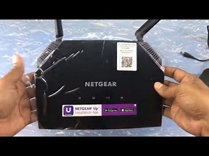 Netgear R6260, AC1600 Smart dualband gigabit wifi router // Setup // How to access // How to update