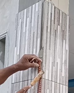 How to install tiles edge trim | Andris Brick Art