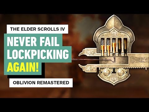 Oblivion Remastered: NEVER Fail Lockpicking Again With This Trick!