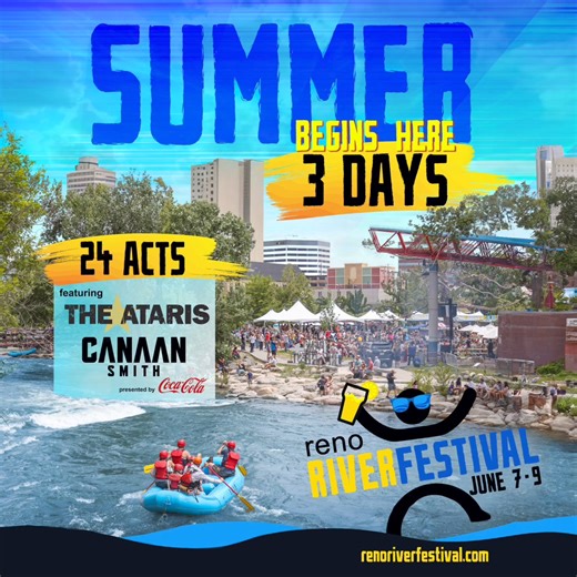311 reactions · 60 shares | The Reno River Festival heats up downtown...