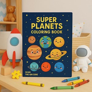 Planets Coloring Book for Kids: Solar System STEM Activity (digital Download) - Etsy