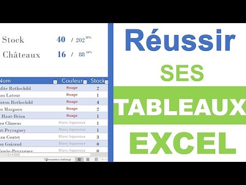Excel réussir ses tableaux (la formation complète)