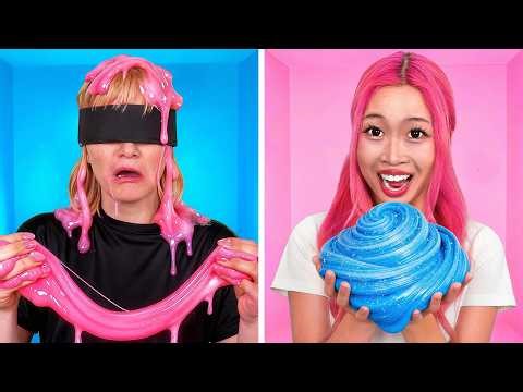 Blindfolded Slime Challenge!