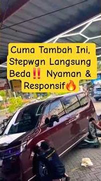Cuma Tambah Ini,Stepwgn Langsung Beda‼️Nyaman & Responsif💥 #stepwgn #hondastepwgn #springbuffer #fyp