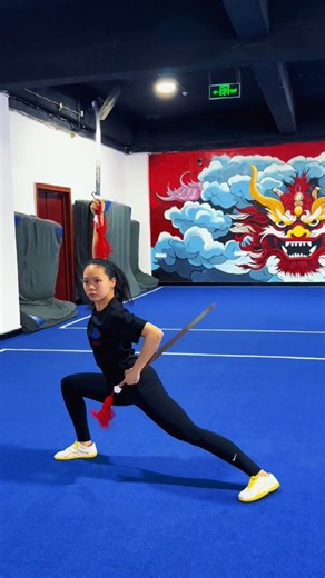 2.3K views · 139 reactions | @lae.wu.cha from France Team  training Double Swords 双剑 ⚔️ ⏩ INFO POINT ℹ️ : www.internationalwushuacademy.com info@internationalwushuacademy.com #WUSHU #KUNGFU | 龙 “Long Hui” International Wushu Academy 汇 | Facebook