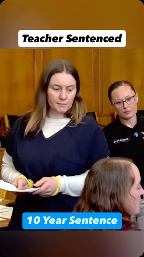 Teacher Alley Bardfield has been sentenced to 10 years in prison after having an inappropriate relationship with a student. | Drilliam Shakespeare - True Crime/News