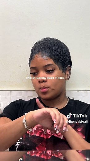 From Orange to Black: Dyeing Hair Transformation Tutorial