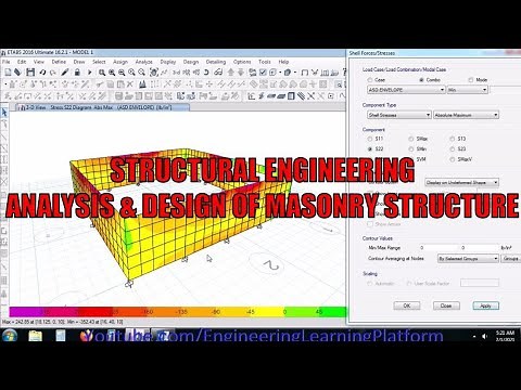 HOW TO MODEL MASONRY STRUCTURE DESIGN IN ETABS PART 2