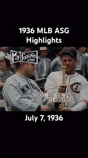 1936 MLB All-Star Game Highlights #viralshorts #baseball