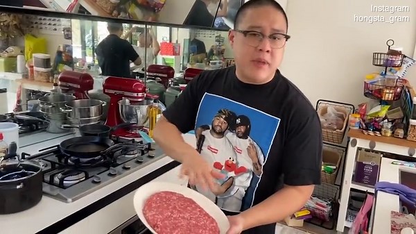 How to make Mr G's famous cheeseburger spring rolls