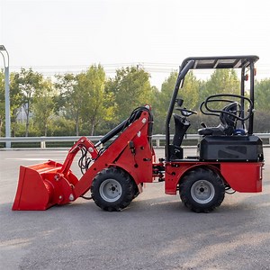 [Hot Item] Small Skid Steer Mini Loader Electric Wheel Electric Loaders for Sale