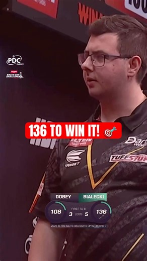 136 to win the match! 🤯