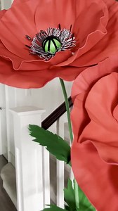 Giant Red Poppies - Ideal for Wizard of Oz Themes, Large Flowers for Window Displays, Props, Baby Showers, Birthdays, Galas, and Party Decor - Etsy