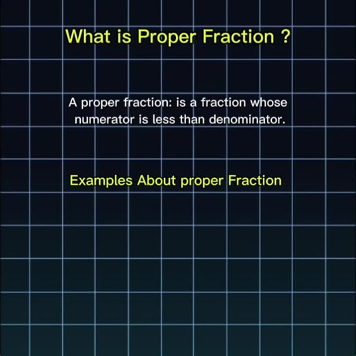 Jajab: Understanding Proper Fractions
