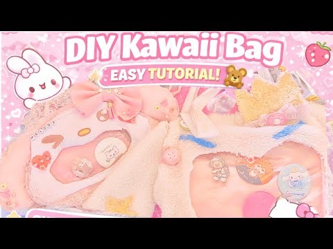 Ultimate Kawaii Bag DIY 🧸🎀 (Beginner Friendly!!)