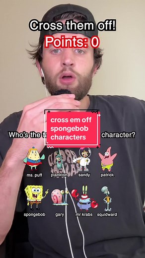 Who is the Tallest SpongeBob Character? Cross Them Off and Find Out!
