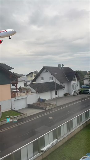 Avianca Airplane Landing Over Residential Area