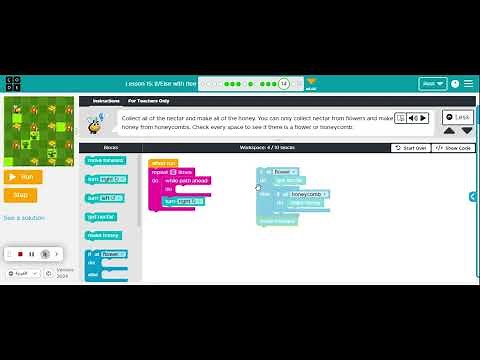 If/Else With Bee- Level 14 3rd Video