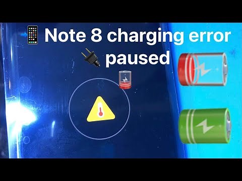 Samsung Galaxy Note 8 How To FIx “Charging Paused - Battery Tempreture To Low” Error , 1 jumper