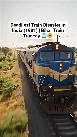 Deadliest Train Disaster in India (1981) | Bihar Train Tragedy 🚆😢#shorts #facts #viral #foryou