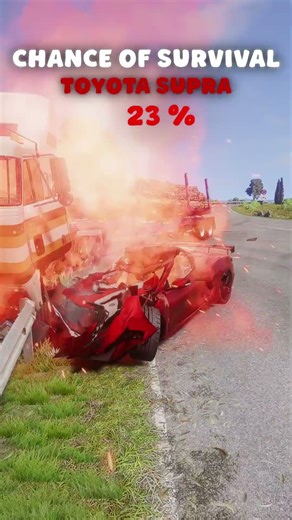 Chance of survival with these cars in BeamNG #beamngdrive #beamng #crashtest