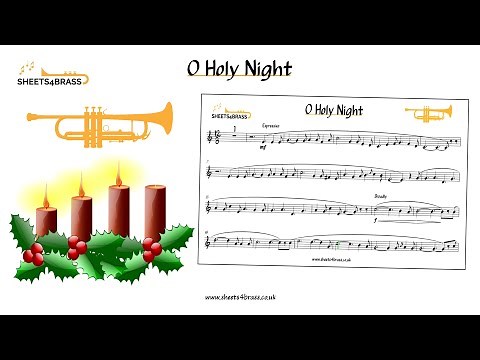 O Holy Night - Trumpet Play Along with Sheet Music