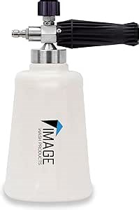 Image Wash Products Snow Foam Cannon for Pressure Washers - Wide Base - 40oz Canister - Detailer's Choice for Touchless Wash - Car/Truck/RV/Boat Foam Gun – Best Tool for Washing Your Car or Truck