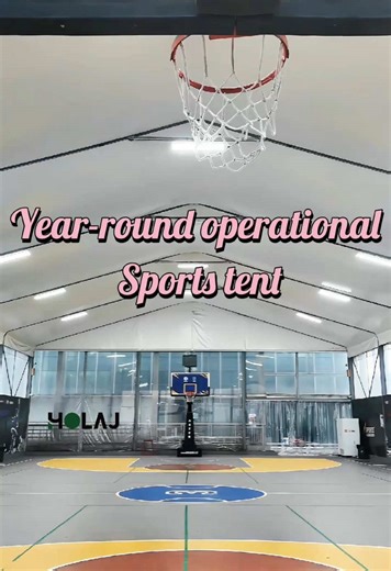 Modular tent structures can be assembled and ready for use within 7days #sportstent #tentstructure #structuretent #sportarenatent #holajtent #tentmanufacturer #tentfactory #basketballtent