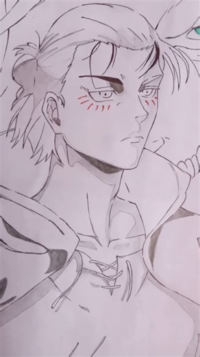 ✨How to draw✨eren yeager✍️ #attackontitan #erenyeager #sketch #‪@sivam_arts‬