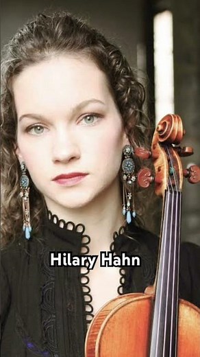 Hilary Hahn! One of the world’s greatest violinists! Her technique is flawless She’s beautiful, too!