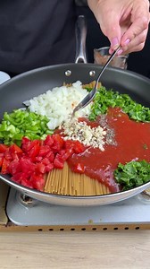 Quick vegetable pasta recipe for an easy healthy weeknight dinner | Grandma's Recipes