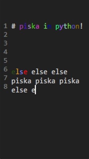 piska in python #funk