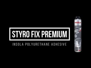 (EN) How to glue polystyrene EPS, XPS, Neopor, PIR, plasterboard with adhesive INSOLA Styro Fix