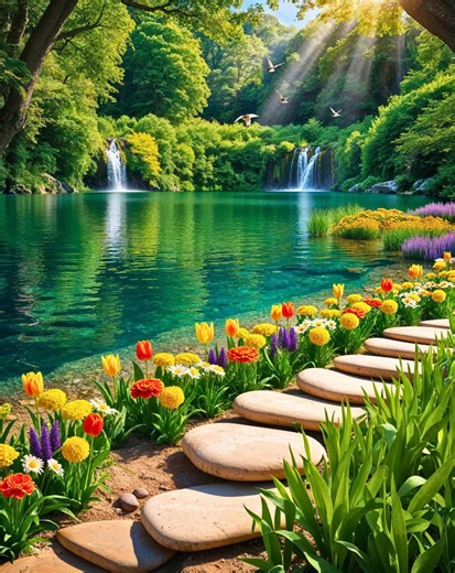 🌸 Beauty of Nature 🌿 #fblifestyle #NatureLovers #PeacefulMoments | Express Digital-Relaxing Music