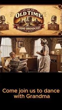 1940 grandma dancing by the radio #oldisgoldsongs