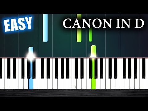 Canon in D - EASY Piano Tutorial by PlutaX