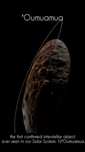 1I/ʻOumuamua: The Mysterious Interstellar Visitor That Shocked Astronomy #space