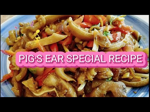 How To Cook Pigs Ear | TENGA NG BABOY | Panlasang Pinoy | Mga Lutong Pinoy