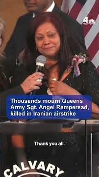 Thousands mourn Queens Army Sgt. Angel Rampersad, killed in Iranian airstrike | NBC New York