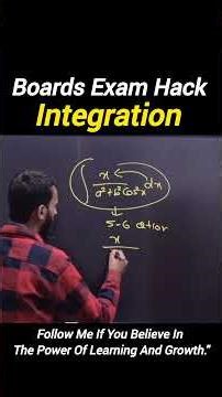 Integration Class 12 Maths | Most Important Topics for Board Exams | Quick Revision | CBSE 2026
