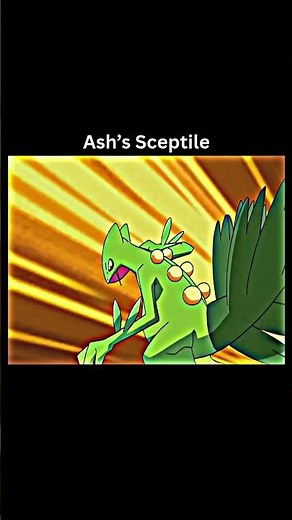 🌿 Ash's Sceptile – The Silent Warrior ⚔️🔥