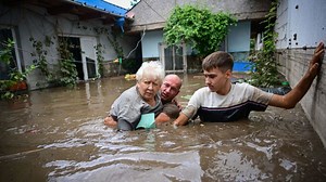 Buildings destroyed, roads washed out as major floods hit parts of Europe