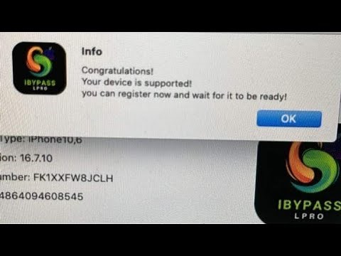 iBypass LPro Hello Bypass With SignalSupported 5s to XSerial Registration & Activation.