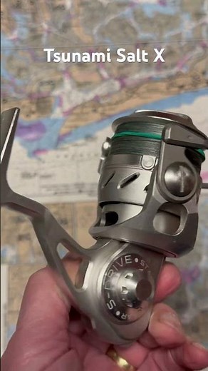 Tsunami Salt X fishing reel for the day