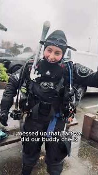 Open water in a drysuit ❄️ | Cold, rain & real diving (Part 4) #drysuit #drysuitdiving #paditv