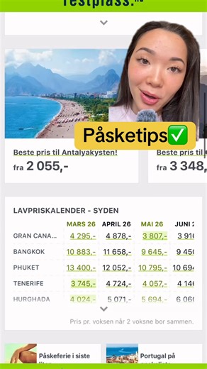De beste stedene å reise i påsken – med pakkereiser du kan booke nå! ✅ #restplass #reise #påskeferie #reisetips