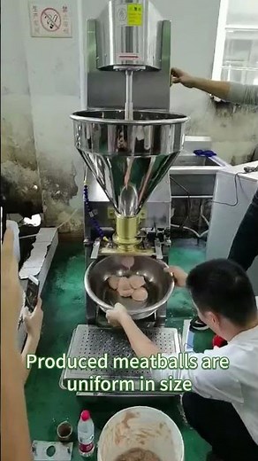 Gondor Commercial Meatball Maker - Fast & Precise Forming for Food Production #shortsvideo