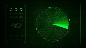 Futuristic Radar Screen